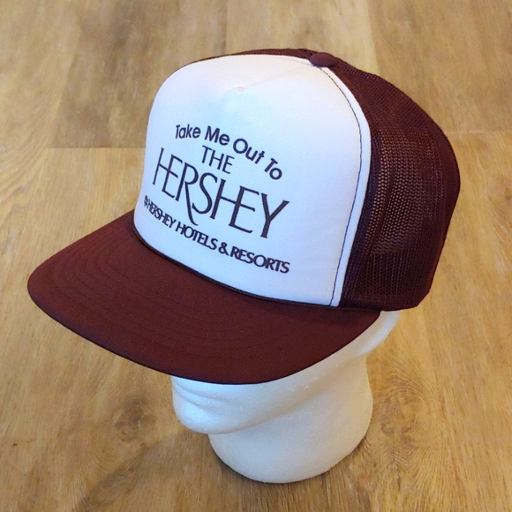 Vintage Young An Jersey Hotels & Resort Trucker Snapback Cap Hat